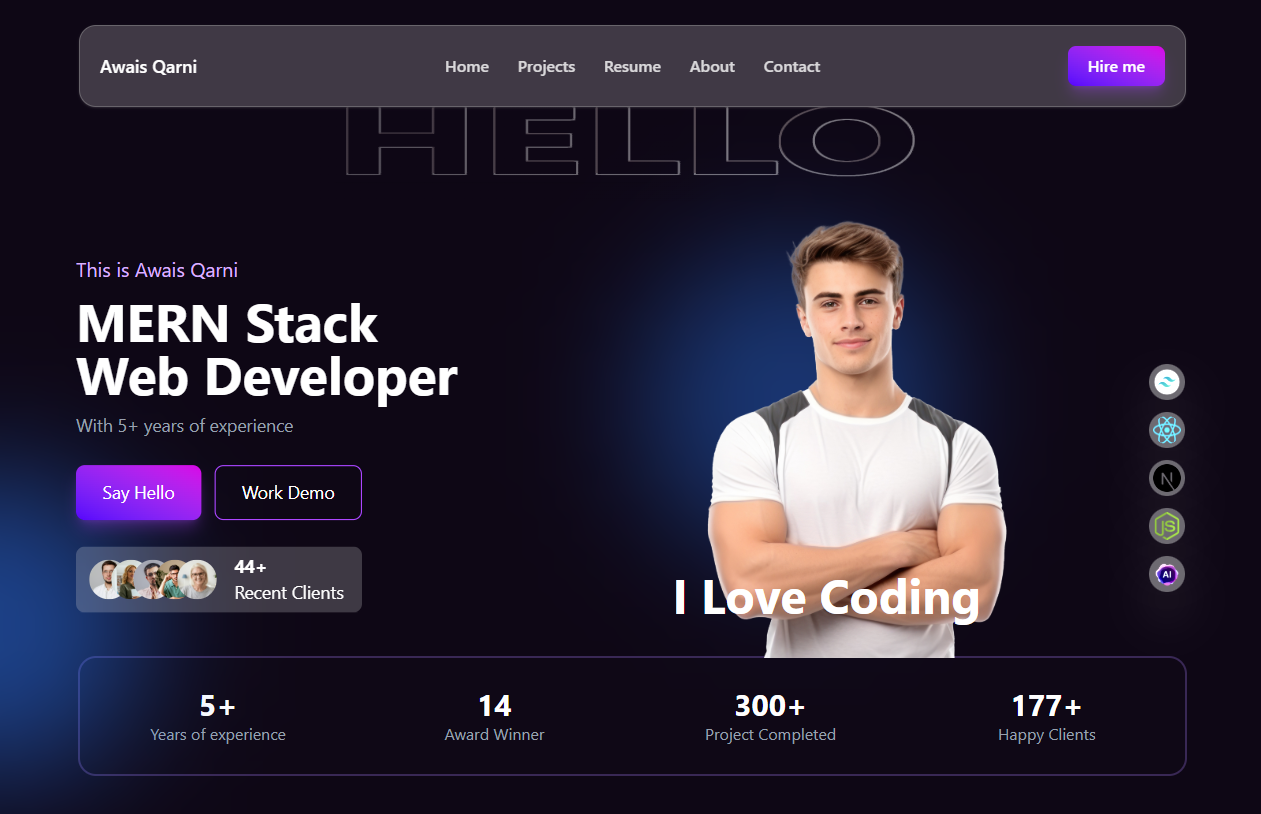 Portfolio Project Screenshot